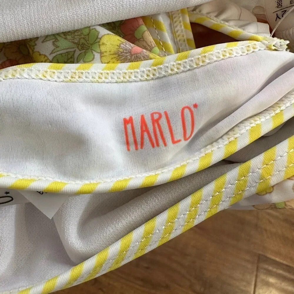 NWT Marlo Kids Capri Bikini swimsuit 1-2Y